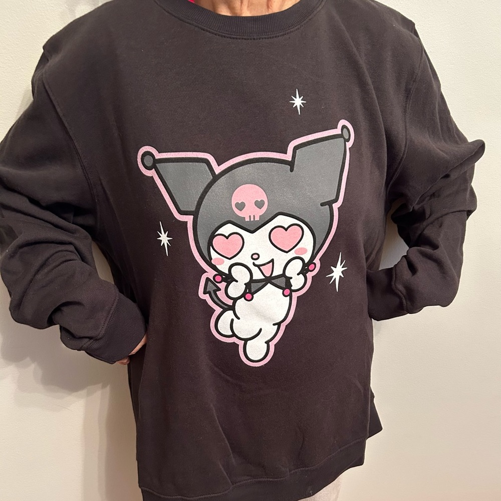 Valentins Day  Kuromi crew sweatshirt